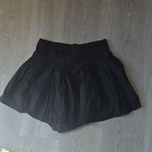 Free People Black Skort